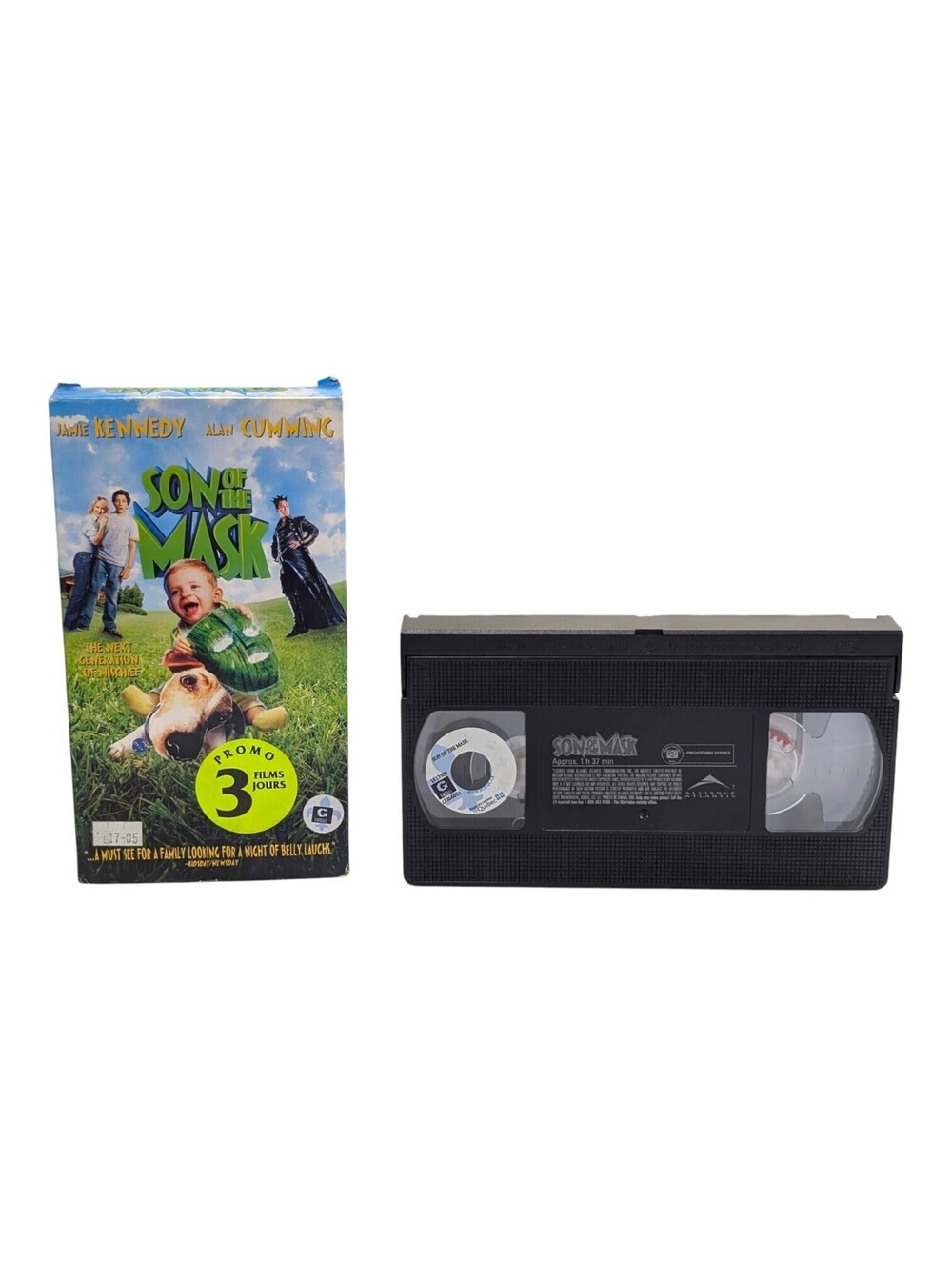 Son of the Mask VHS Tape 2005 Late Release PG Comedy Jamie Kennedy Rare Movie